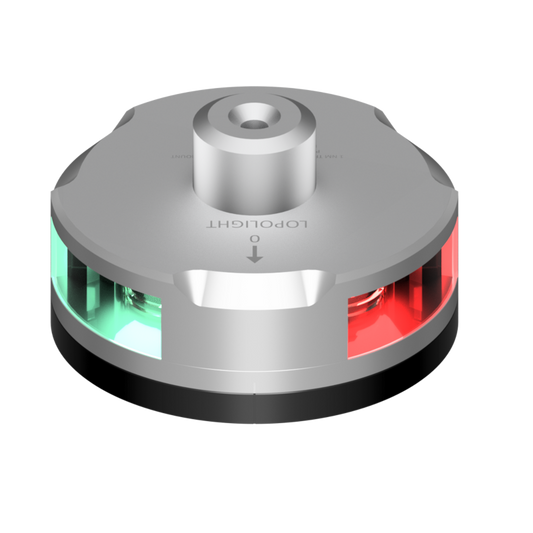 Lopolight 1nm Tri-Color with Windex Mount and Light FB Base Silver | SendIt Sailing