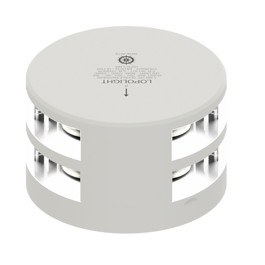 Lopolight 5nm Masthead Double White Ceramic Coated UL | SendIt Sailing