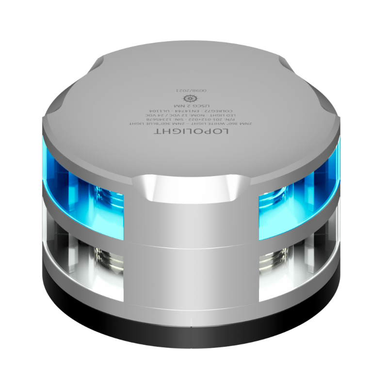 Lopolight 2nm 360 Degree White + 2nm 360 Degree Blue with FB Base | SendIt Sailing