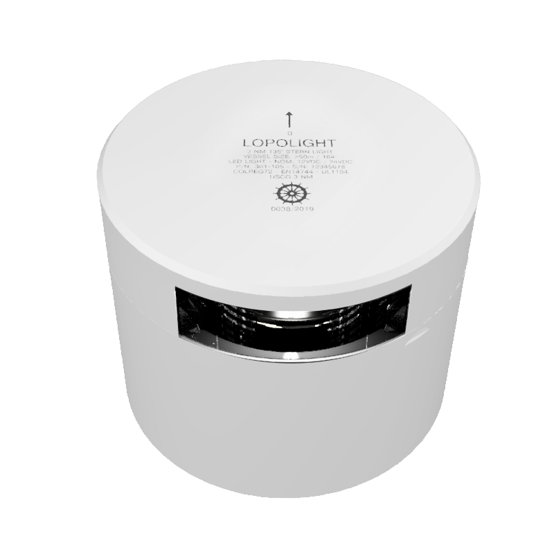 Lopolight 3nm Stern White Ceramic Coated | SendIt Sailing