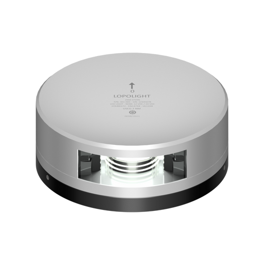 Lopolight 2nm Stern Silver with FB Base and 6m Cable | SendIt Sailing