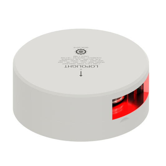 Lopolight 2nm Port White Ceramic Coated UL | SendIt Sailing
