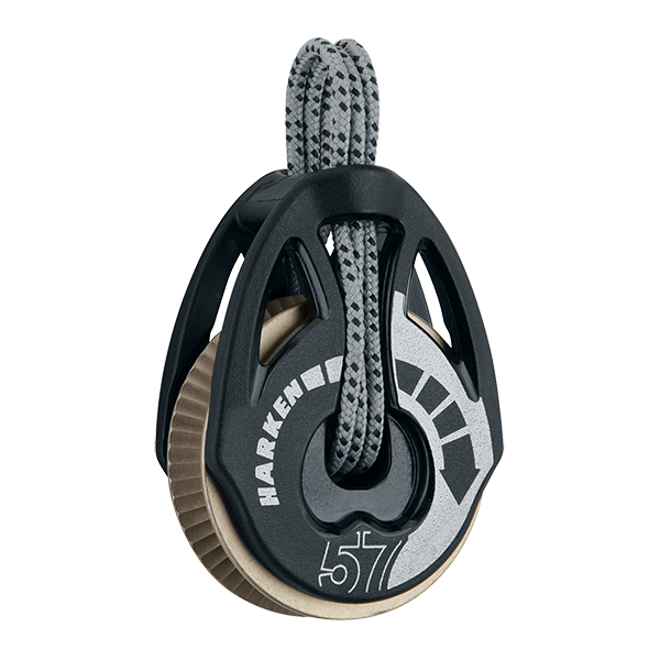 Harken 57mm T2 Soft-Attach Ratchamatic Block 1.5x Grip | SendIt Sailing