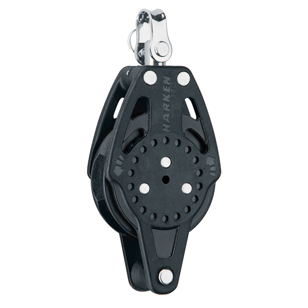 Harken 57mm Ratchamatic Block Swivel, Becket | SendIt Sailing