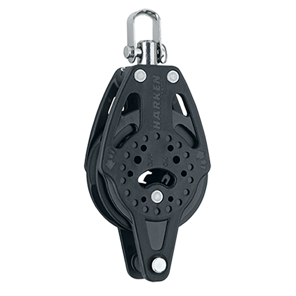 Harken 75mm Ratchet Block Swivel, Becket | SendIt Sailing