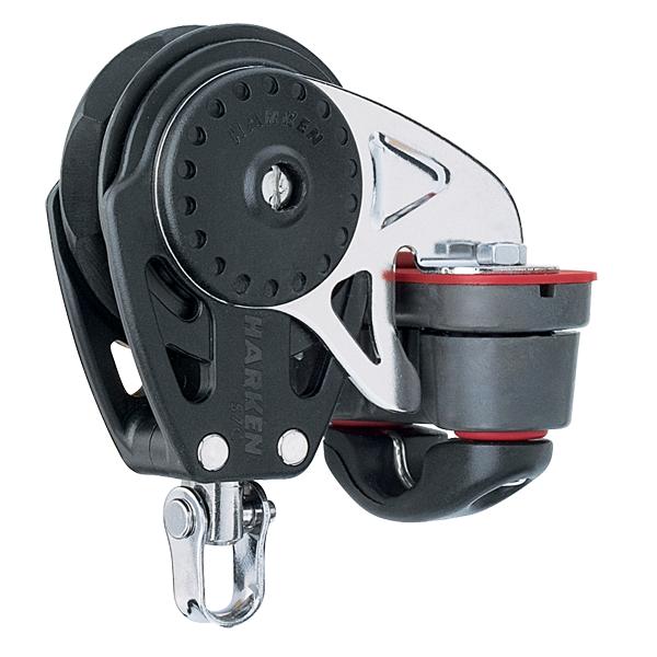 Harken 75mm Ratchamatic Block Swivel, Cam Cleat | SendIt Sailing