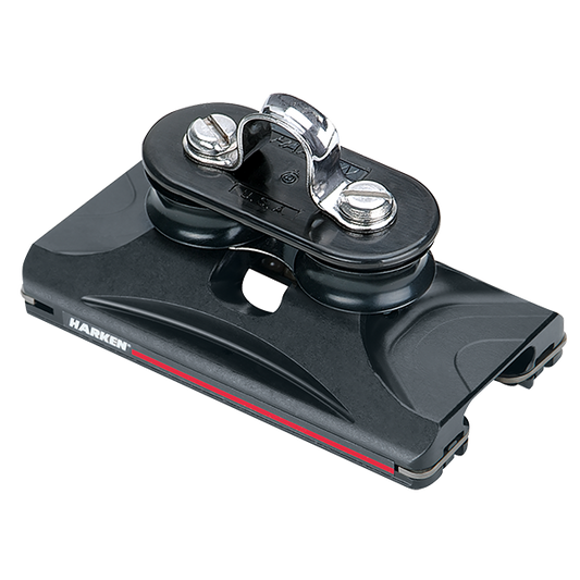 Harken 1250 Small Boat Captive Ball Car with Fixed Sheaves - No Wire | SendIt Sailing