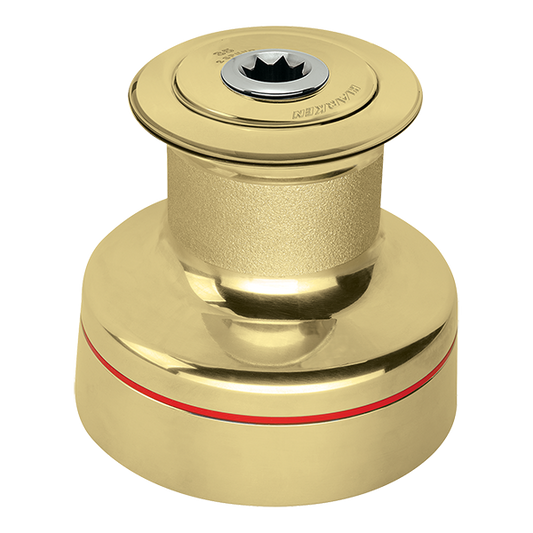 Harken 35-2 SPD Plain Top Polished Bronze Winch | SendIt Sailing