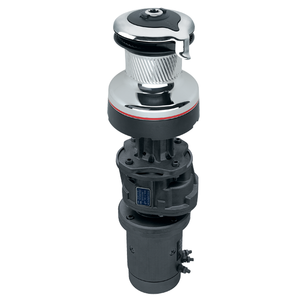 Harken Radial 3 Spd Electric ST Chrome Winch Vertical 12 Volt | SendIt Sailing