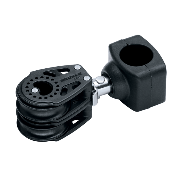 Harken 40mm Carbo Stanchion Mount Double Lead | SendIt Sailing
