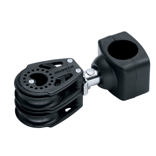 Harken 40mm Carbo Stanchion Mount Double Lead | SendIt Sailing