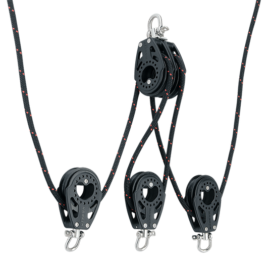 Harken VM Purchase System-4:1 DBL Ended 57mm Carbo | SendIt Sailing