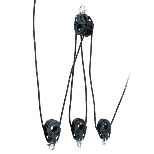 Harken VM Purchase System-4:1 DBL Ended 75mm Carbo | SendIt Sailing