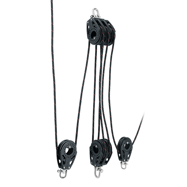 Harken VM Purchase System-6:1 DBL Ended 75mm Carbo | SendIt Sailing