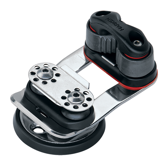 Harken Micro Swivel Cam Base with 16mm Sheaves and Adj Angle | SendIt Sailing
