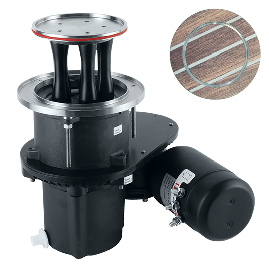 Harken 600 CLR Electric Top Custom Mooring Horizontal Winch With 12V Dual Function Control Box | SendIt Sailing