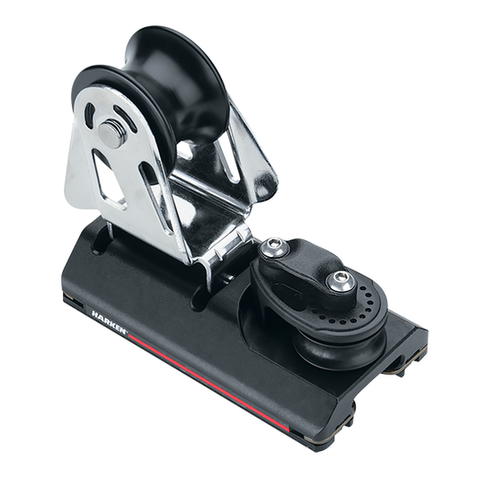 Harken MR 27mm 3:1 Captive Ball Genoa Lead Car with Sheave and Dead End | SendIt Sailing