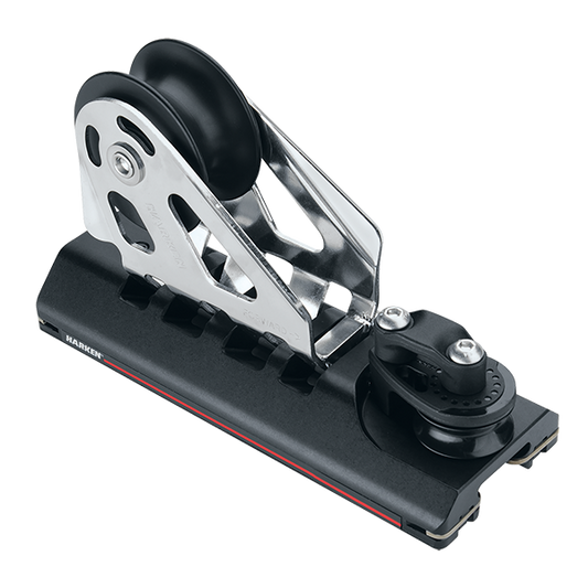 Harken Big Boat 32mm 3:1 Captive Ball Genoa Lead Car with Single Sheave and Dead End | SendIt Sailing