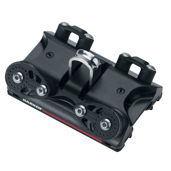 Harken MR 27mm Captive Ball Traveler Car with Shackle and 3:1 Controls | SendIt Sailing