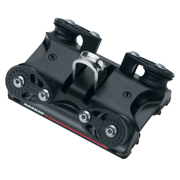 Harken MR 27mm Captive Ball Traveler Car with Shackle and 4:1 Controls | SendIt Sailing