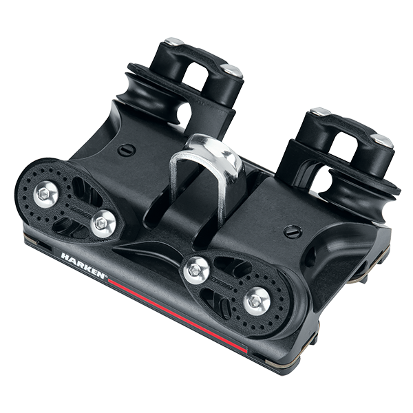 Harken MR 27mm Captive Ball Traveler Car with Shackle and 5:1 Controls | SendIt Sailing