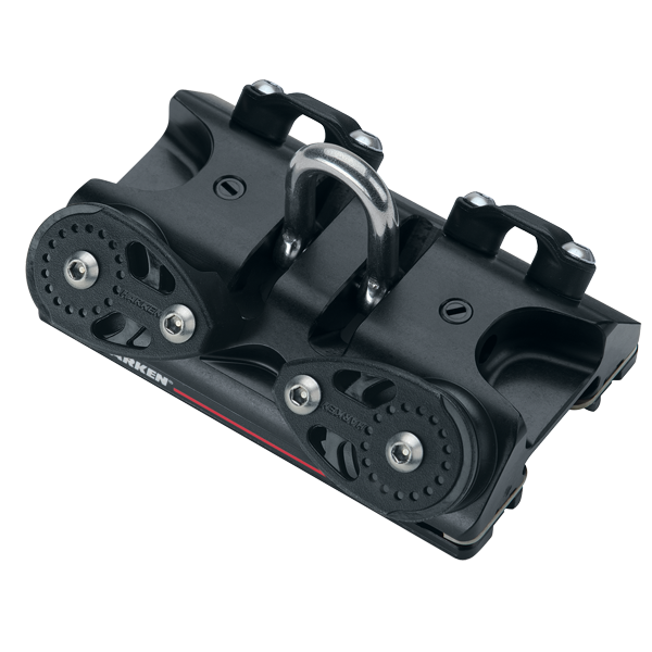 Harken Big Boat 32mm Captive Ball Traveler Car with Shackle and 3:1 Controls | SendIt Sailing
