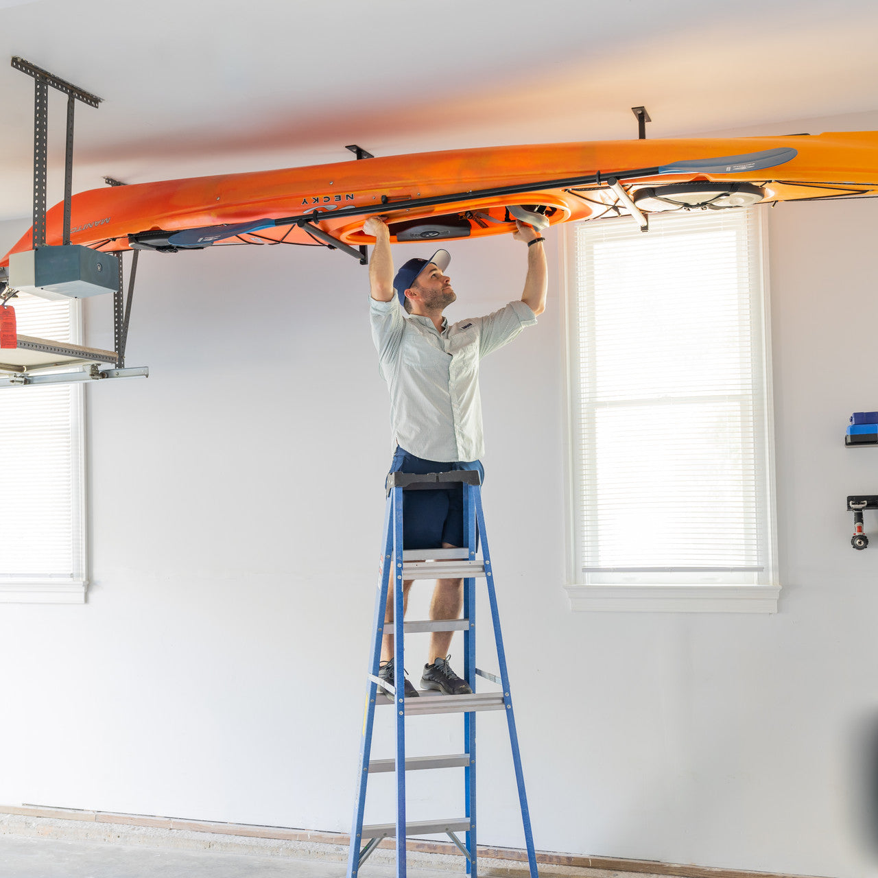 Adjustable Kayak Ceiling Storage Rack, Single, 75 lb – Hi-Port 2