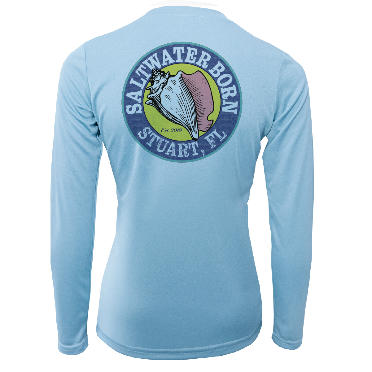 Lat/Long Stuart Florida Girl Long Sleeve UPF 50+ Dry-Fit Shirt