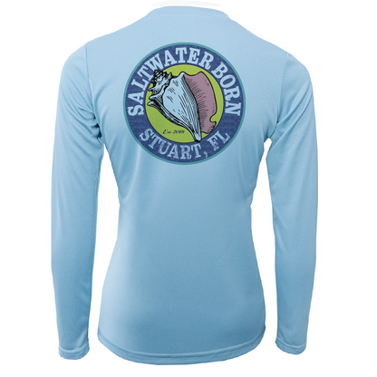 Lat/Long Stuart Florida Girl Long Sleeve UPF 50+ Dry-Fit Shirt