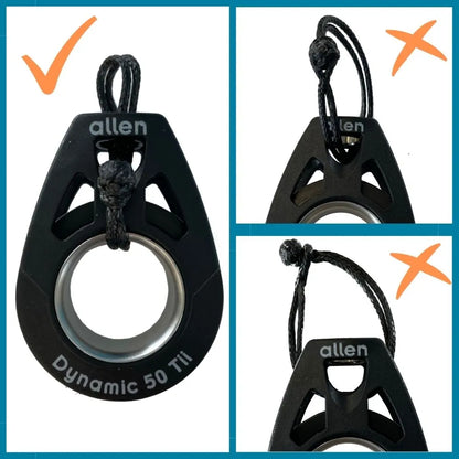 Allen 20mm Tie On Dynamic Block with Soft Shackle