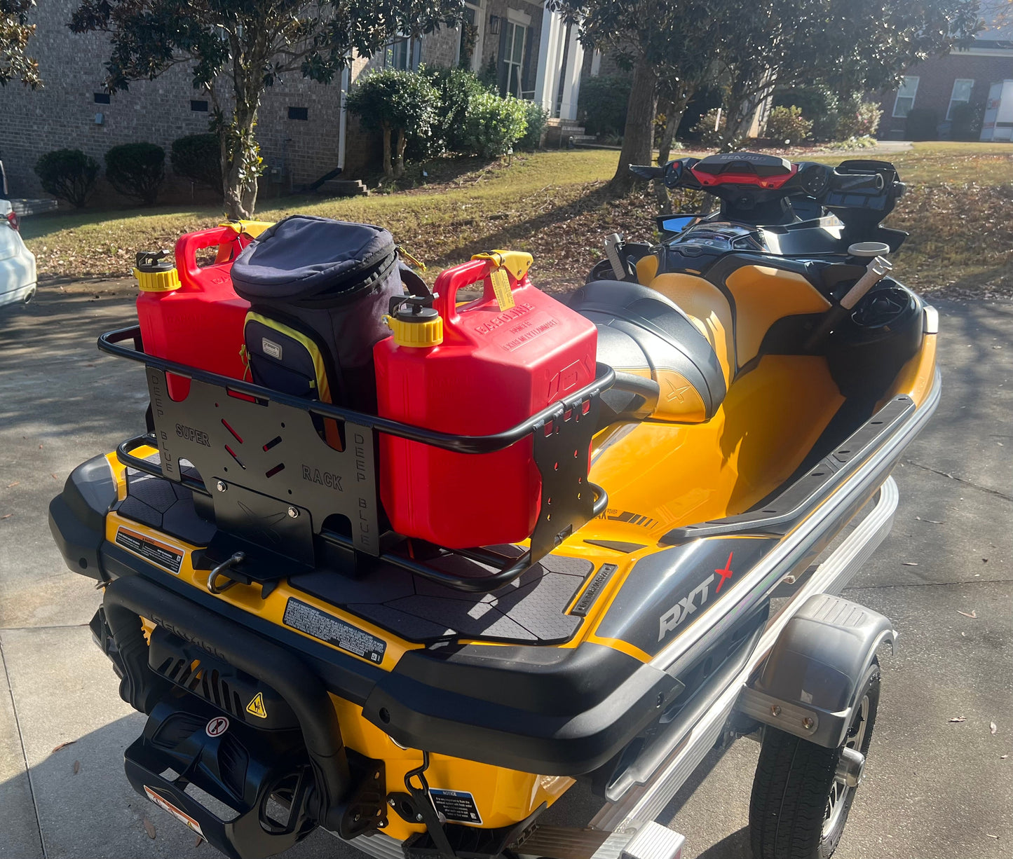 Low Profile Deep Blue with LINQ system PLUS Reinforcement Base and Back Support for Sea-Doo RXTX AND GTX MODELS ONLY with LINQ system 2018 -2026
