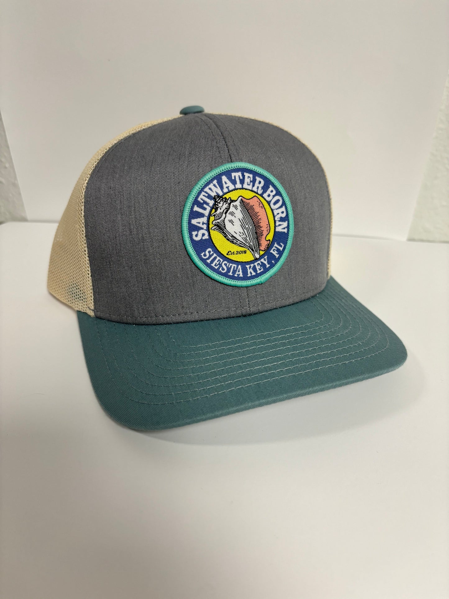 Siesta Key, FL Structured Mesh Trucker Hat