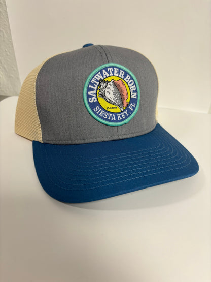 Siesta Key, FL Structured Mesh Trucker Hat