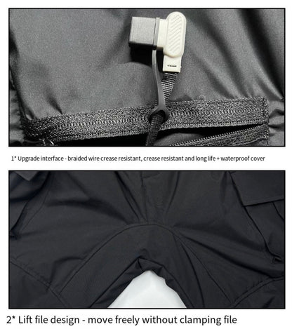 LITEGUEST 18-Zone Heated Pants for Extreme Cold Riding & Skiing