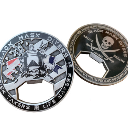 Above & Below Challenge Coin