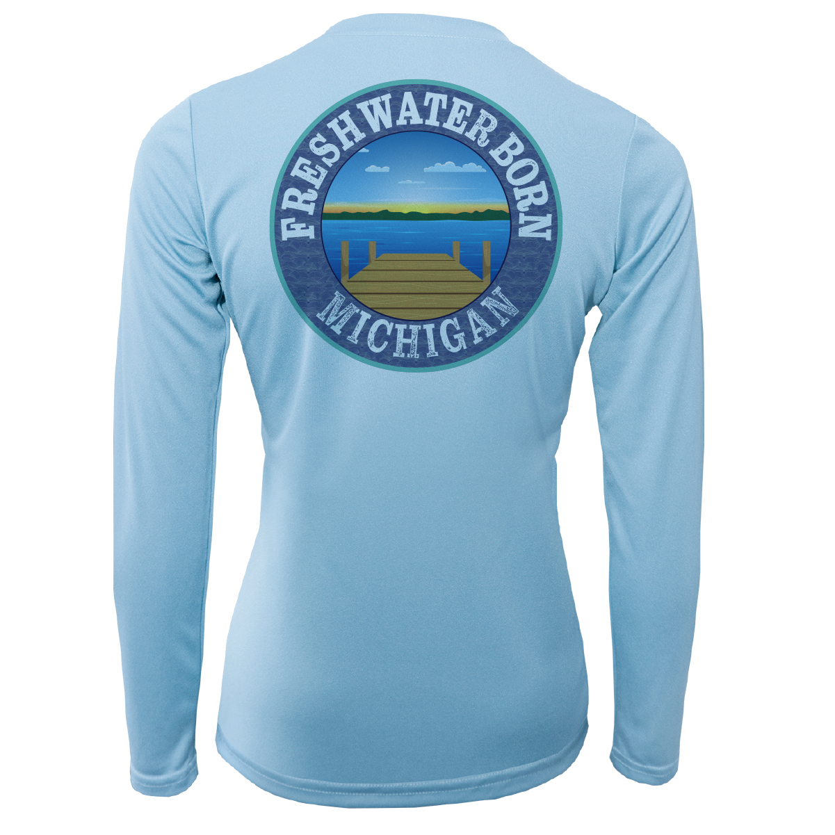 Michigan "Life is Better at the Lake" Women's Long Sleeve UPF 50+ Dry-Fit Shirt