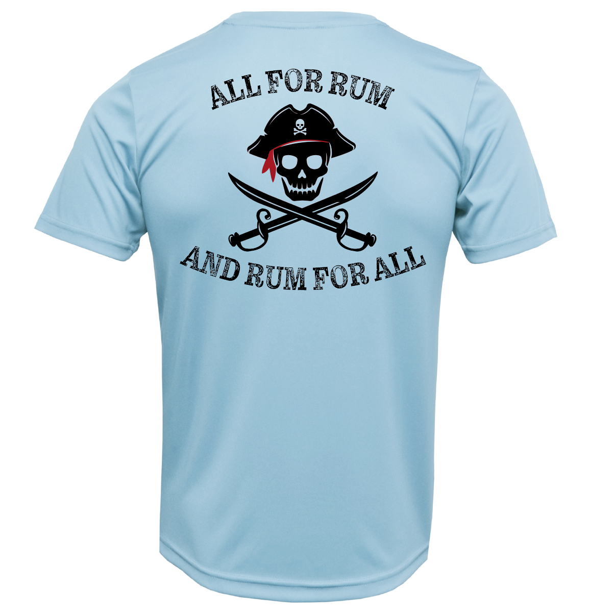 Dunedin, FL "All For Rum and Rum For All" Men's Short Sleeve UPF 50+ Dry-Fit Shirt