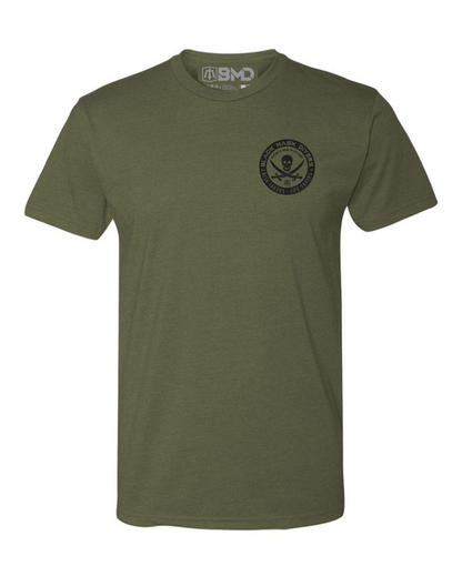 Jolly Roger T-shirt Mil Green