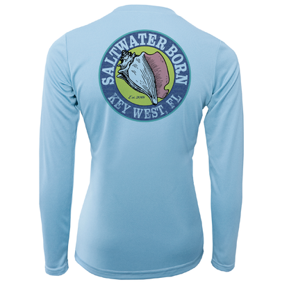 Key West Horseshoe Crab Women's Long Sleeve UPF 50+ Dry-Fit Shirt