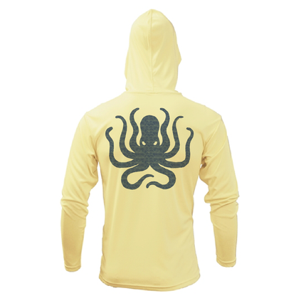 Charleston, SC Kraken Palmetto Logo Men's Long Sleeve UPF 50+ Dry-Fit Hoodie