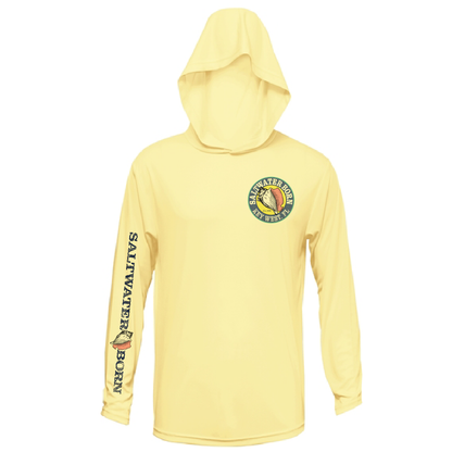 Key West, FL Island Time Long Sleeve UPF 50+ Dry-Fit Hoodie