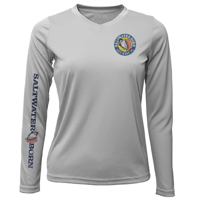 Key West "The Beach Gives me Porpoise" Women's Long Sleeve UPF 50+ Dry-Fit Shirt