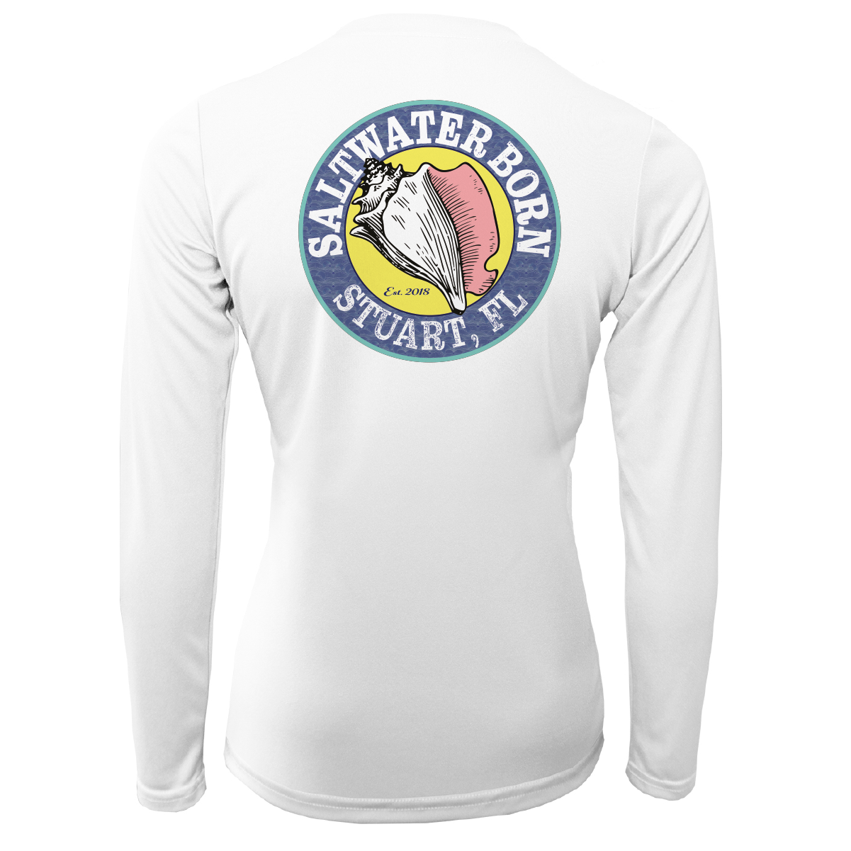 Lat/Long Stuart Florida Girl Long Sleeve UPF 50+ Dry-Fit Shirt