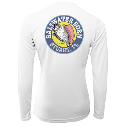 Lat/Long Stuart Florida Girl Long Sleeve UPF 50+ Dry-Fit Shirt