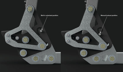 Lolo Racks 4 Bike Rack with Foot Activated Tilt
