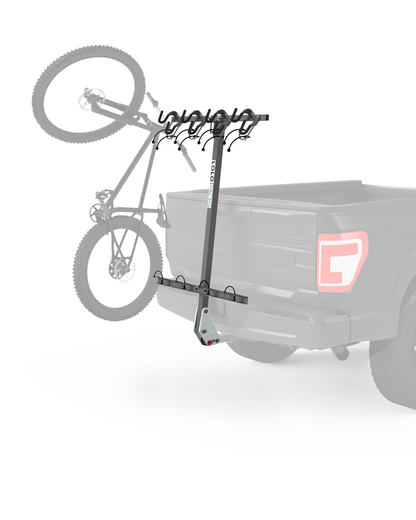 Lolo Racks 4 bike rack for 2" inch hitch with standard pull pin tilting