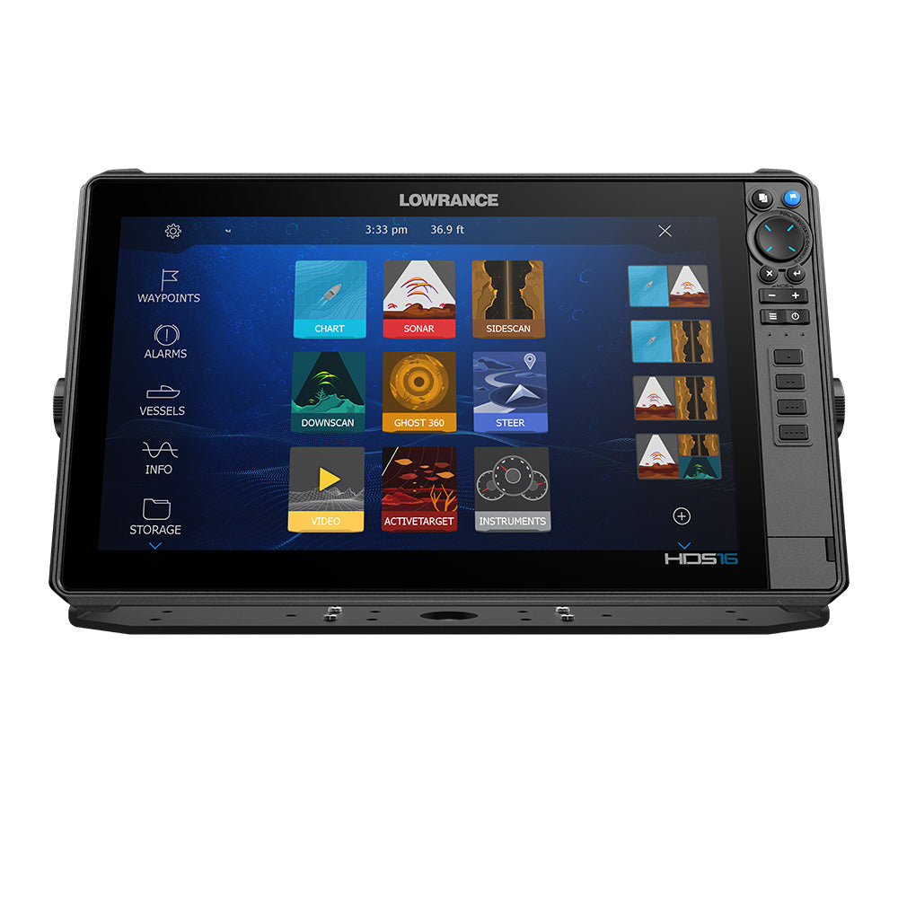 Lowrance HDS PRO 16 - with Preloaded C-MAP DISCOVER OnBoard - No Transducer | SendIt Sailing