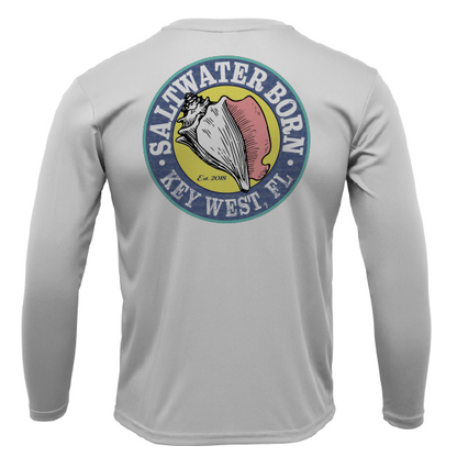 Key West, FL Mahi on Chest Long Sleeve UPF 50+ Dry-Fit Shirt