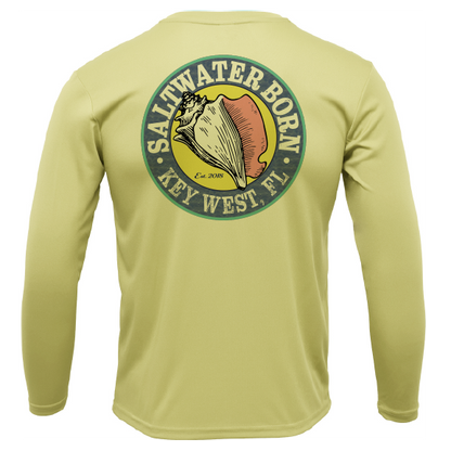 Key West, FL Mahi on Chest Long Sleeve UPF 50+ Dry-Fit Shirt