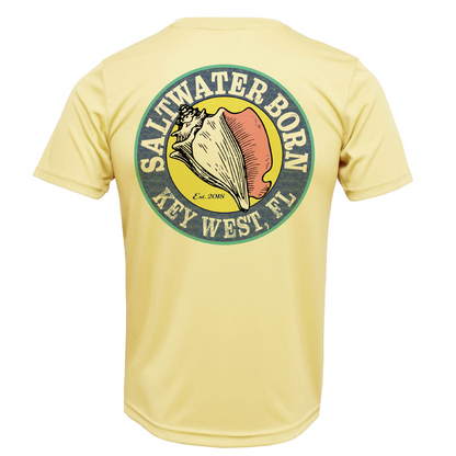 Key West, FL Mahi on Chest Short Sleeve UPF 50+ Dry-Fit Shirt